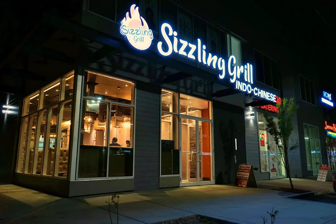Sizzling Grill Calgary homepage - Authentic Indo-Chinese and Indian BBQ restaurant with two locations